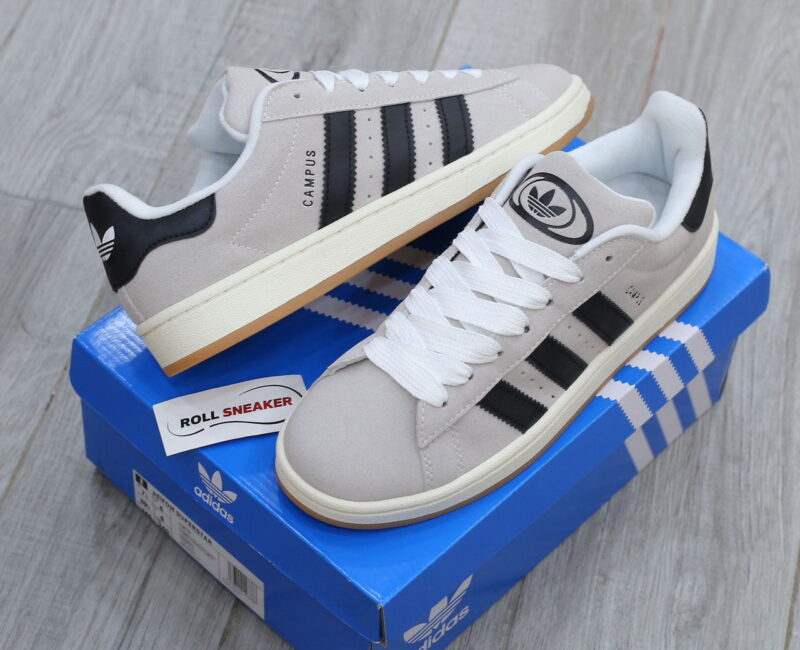 Giày Adidas Campus 00s ‘Crystal White Core Black’ Like Auth