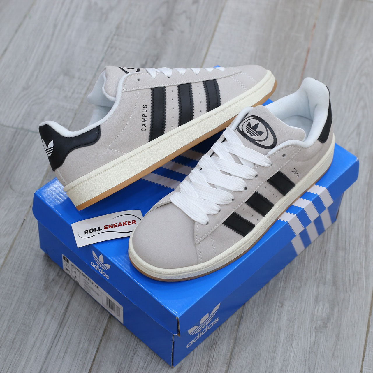 Giày Adidas Campus 00s ‘Crystal White Core Black’ Like Auth