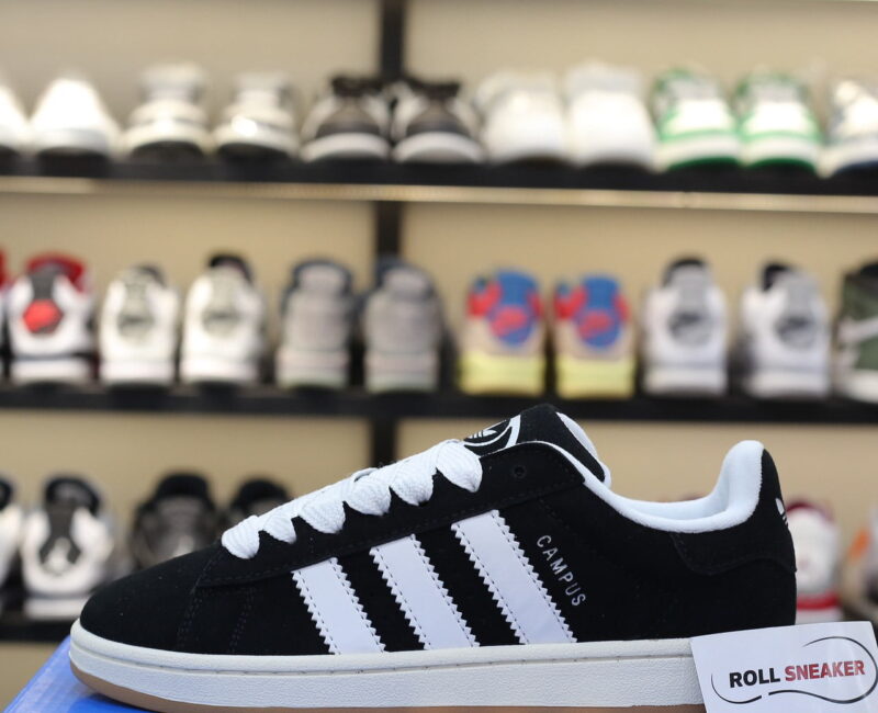 Giày Adidas Campus Black White Gum Like Auth