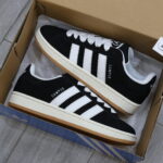 Giày Adidas Campus Black White Gum Like Auth