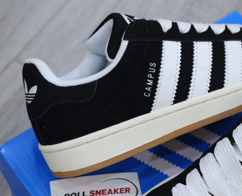 Giày Adidas Campus Black White Gum Like Auth