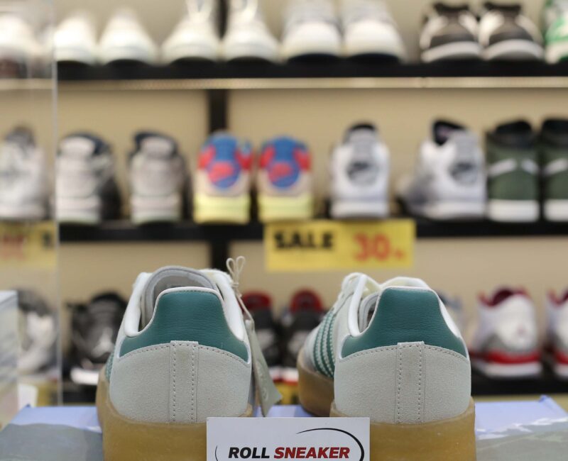 Giày Adidas Clarks 8th Street Samba by Ronnie Fieg Chalk White Green Like Auth