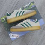 Giày Adidas Clarks 8th Street Samba by Ronnie Fieg Chalk White Green Like Auth