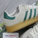 Giày Adidas Clarks 8th Street Samba by Ronnie Fieg Chalk White Green Like Auth
