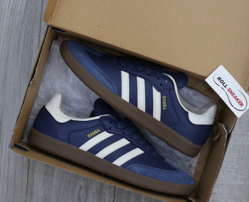Giày Adidas Samba OG Night Navy Like Auth