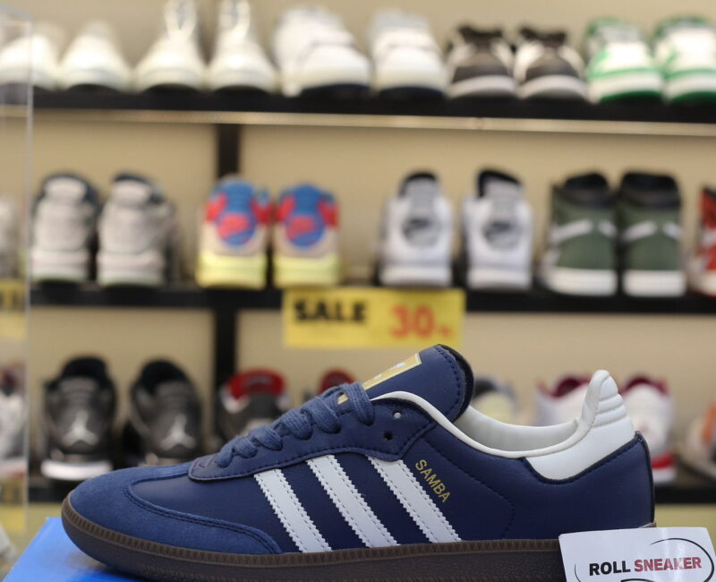 Giày Adidas Samba OG Night Navy Like Auth