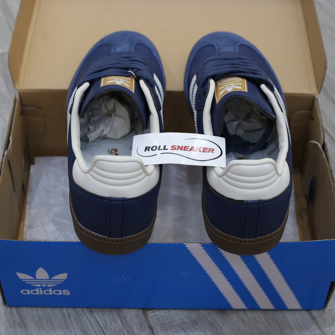 Giày Adidas Samba OG Night Navy Like Auth