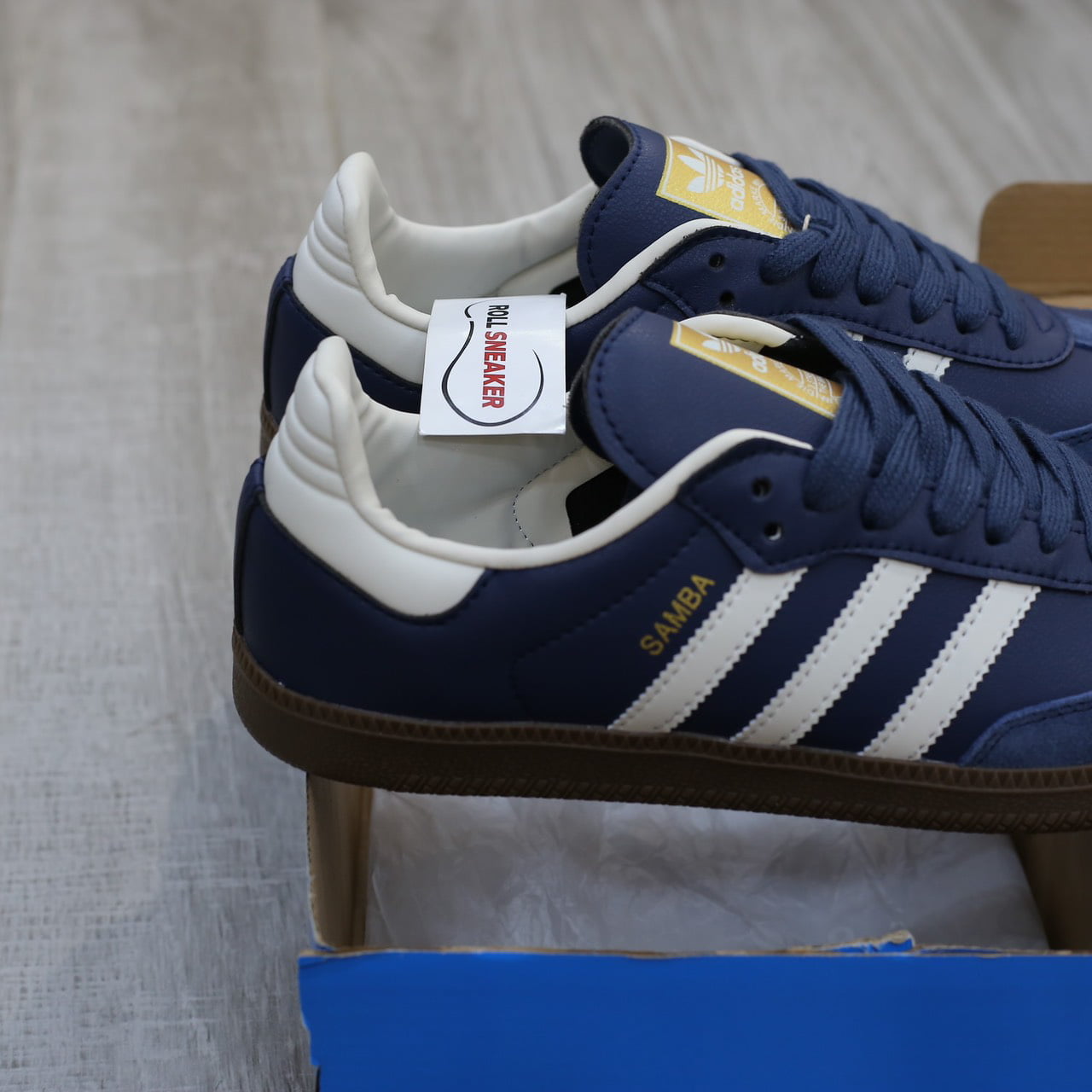 Giày Adidas Samba OG Night Navy Like Auth