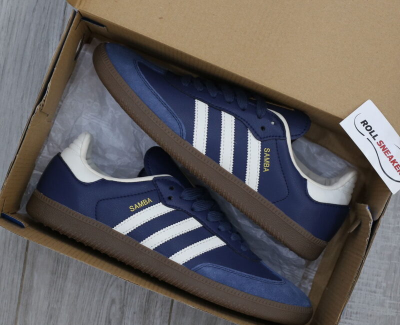 Giày Adidas Samba OG Night Navy Like Auth