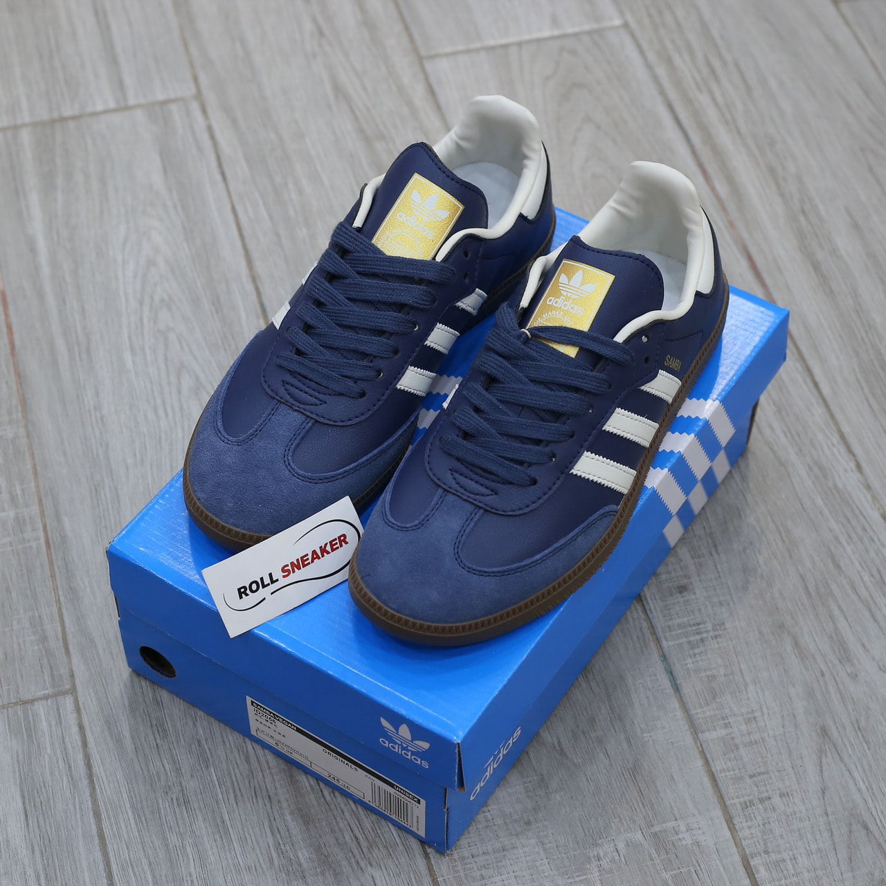 Giày Adidas Samba OG Night Navy Like Auth