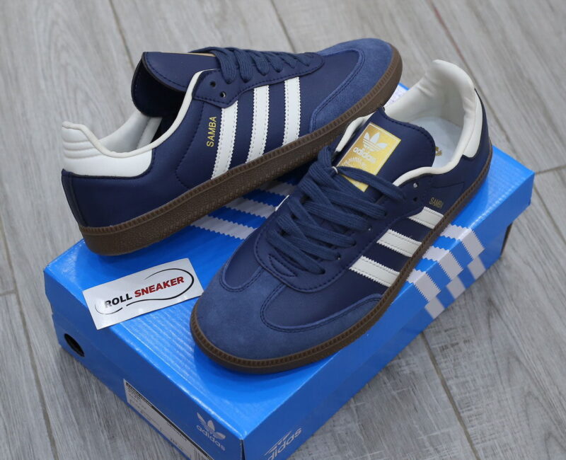 Giày Adidas Samba OG Night Navy Like Auth