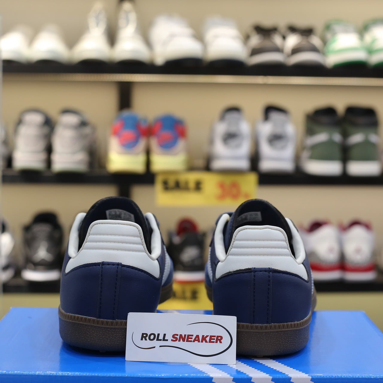Giày Adidas Samba OG Night Navy Like Auth