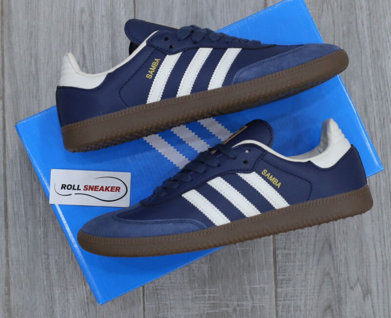 Giày Adidas Samba OG Night Navy Like Auth