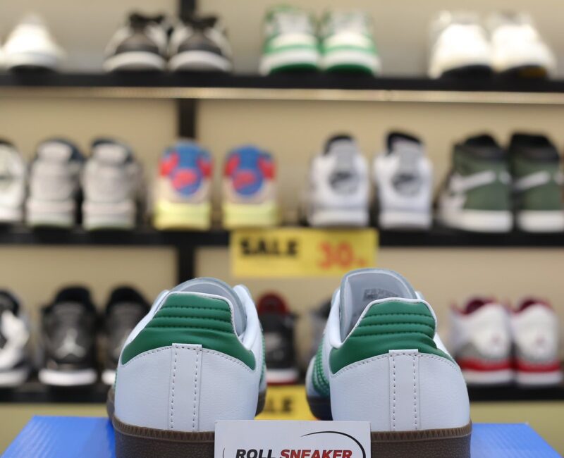 Giày Adidas Samba OG ‘White Green’ Like Auth