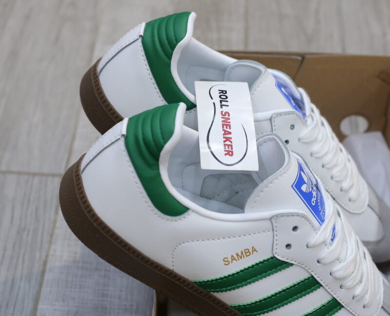Giày Adidas Samba OG ‘White Green’ Like Auth