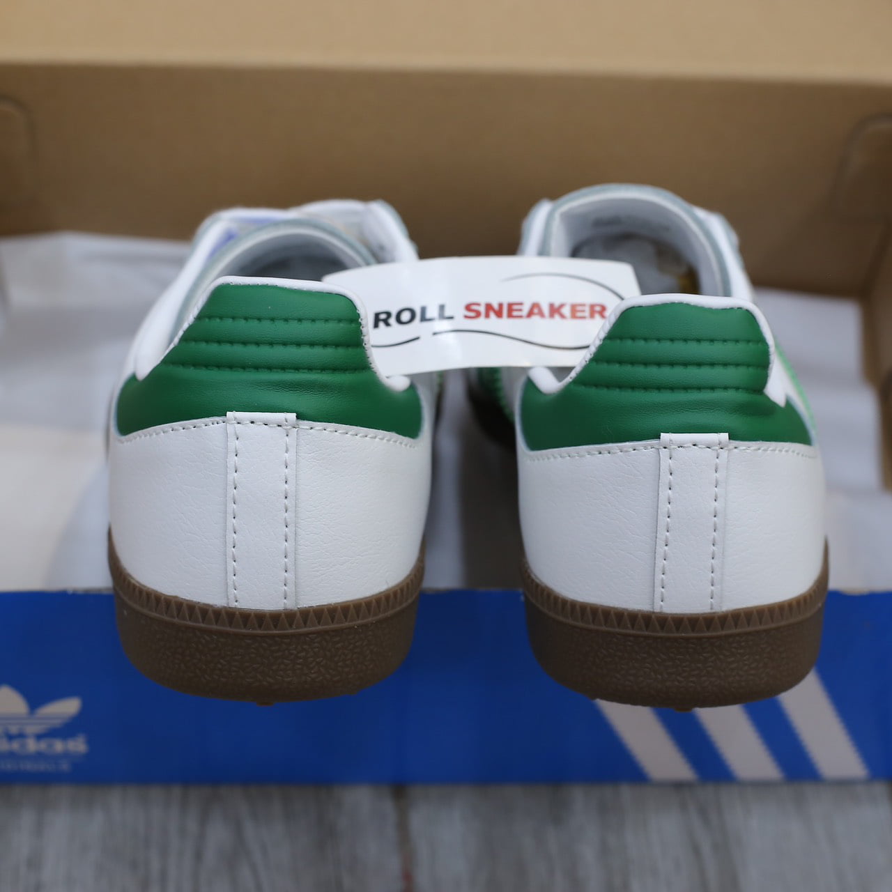 Giày Adidas Samba OG ‘White Green’ Like Auth