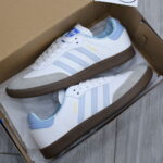 Giày Adidas Samba OG ‘White Halo Blue Gum’