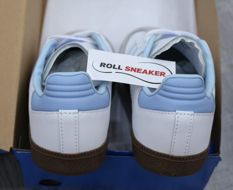 Giày Adidas Samba OG ‘White Halo Blue Gum’