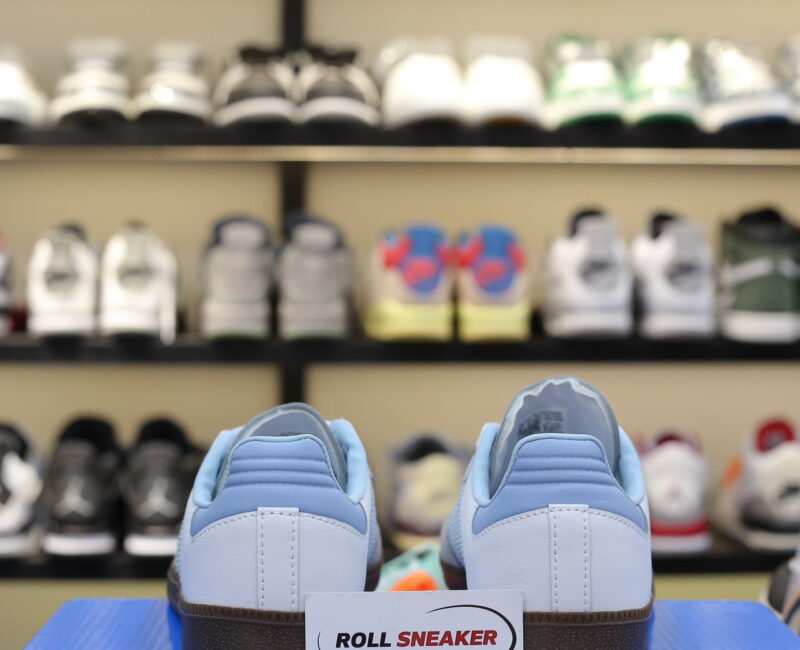 Giày Adidas Samba OG ‘White Halo Blue Gum’