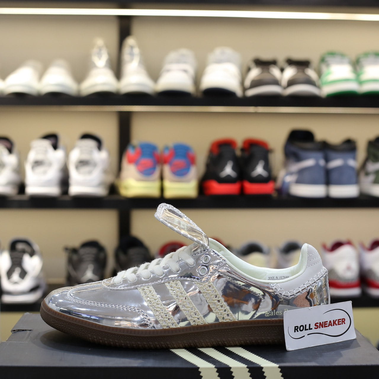Giày Adidas Samba ‘Wales Bonner Silver’ Like Auth