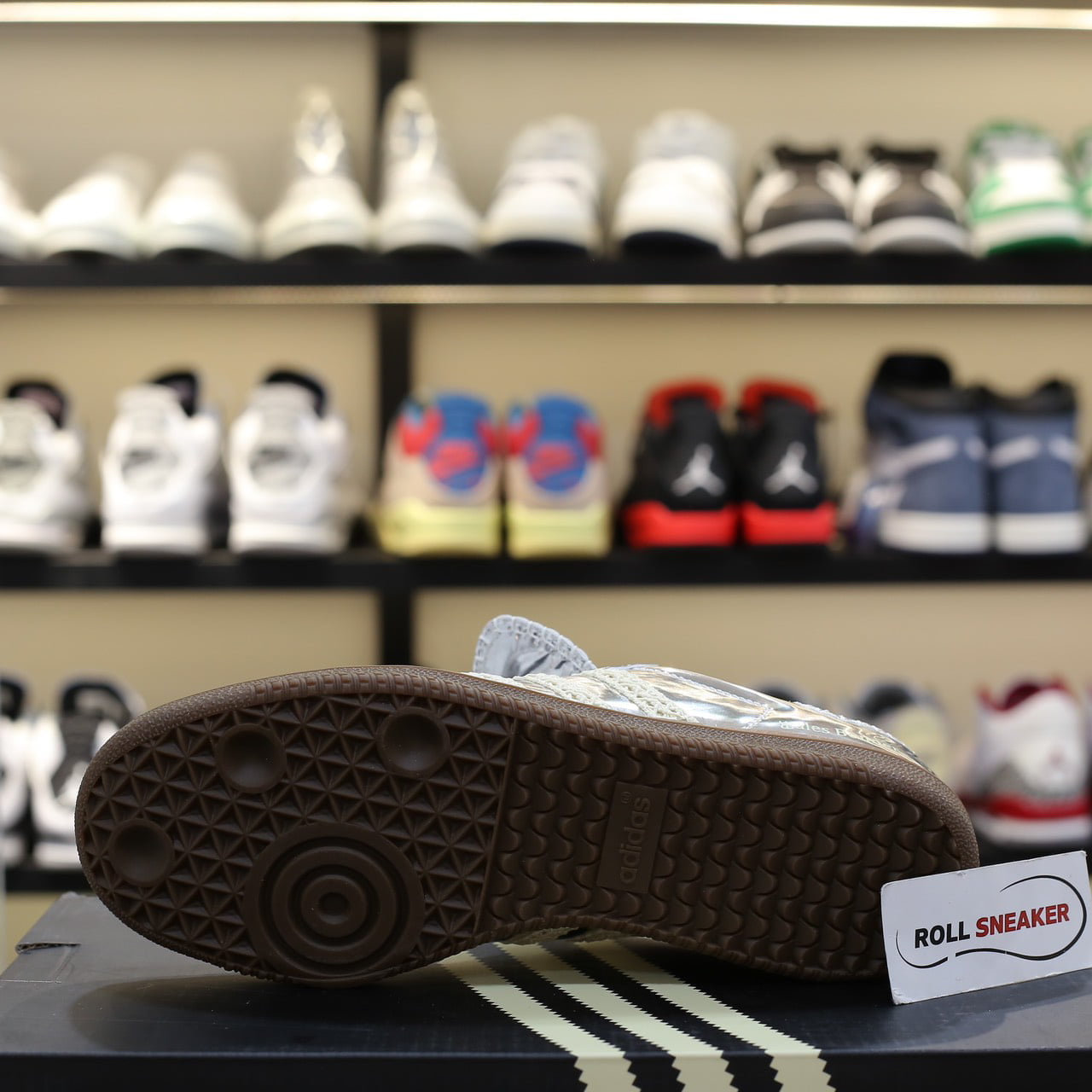 Giày Adidas Samba ‘Wales Bonner Silver’ Like Auth