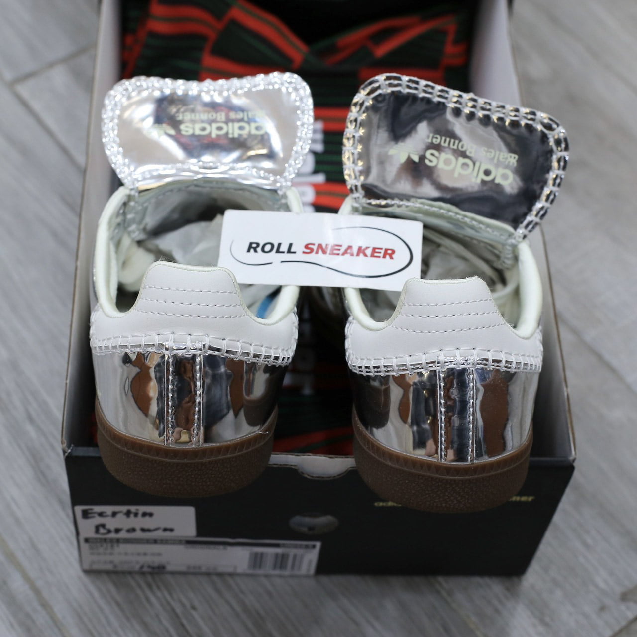 Giày Adidas Samba ‘Wales Bonner Silver’ Like Auth