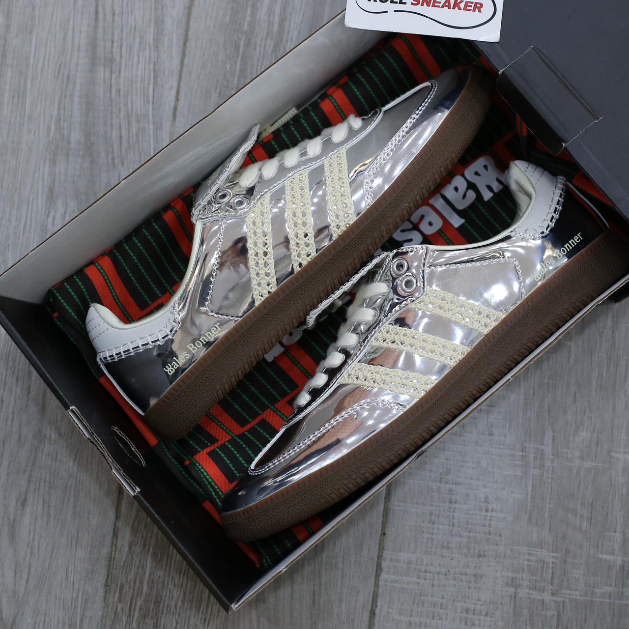 Giày Adidas Samba ‘Wales Bonner Silver’ Like Auth