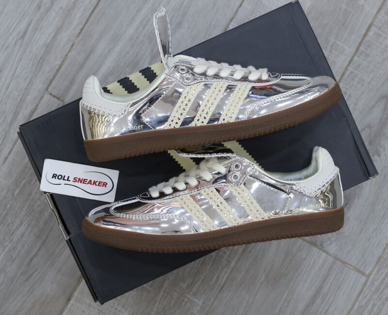 Giày Adidas Samba ‘Wales Bonner Silver’ Like Auth