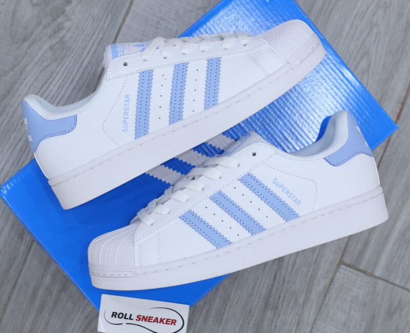 Giày Adidas Superstar 'White Ambient Sky' Like Auth