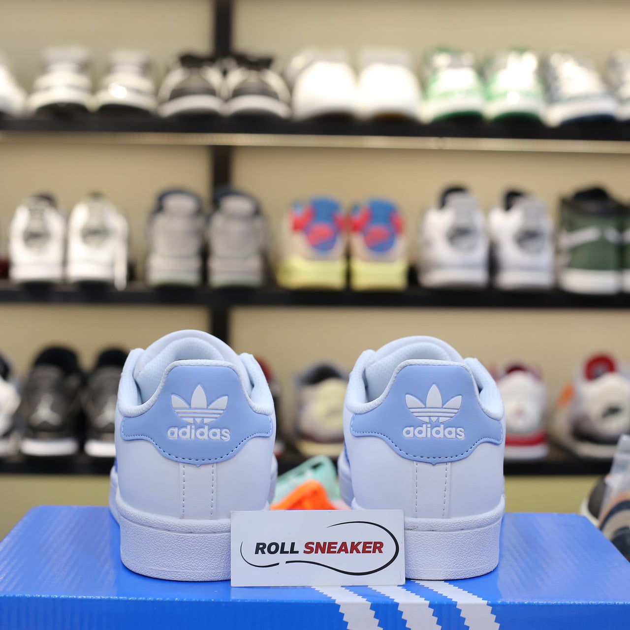 Giày Adidas Superstar 'White Ambient Sky' Like Auth