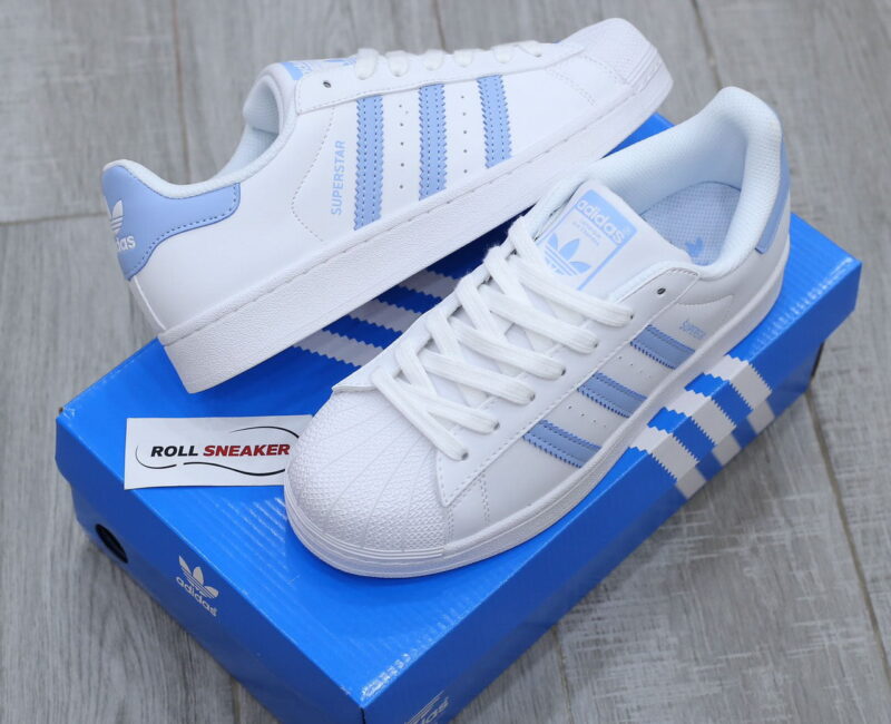 Giày Adidas Superstar 'White Ambient Sky' Like Auth