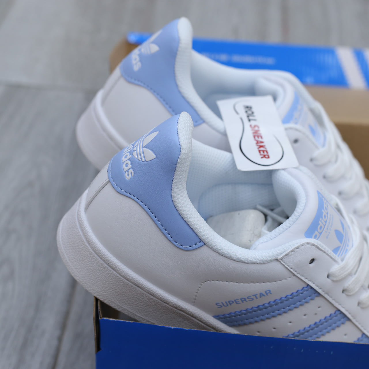 Giày Adidas Superstar 'White Ambient Sky' Like Auth