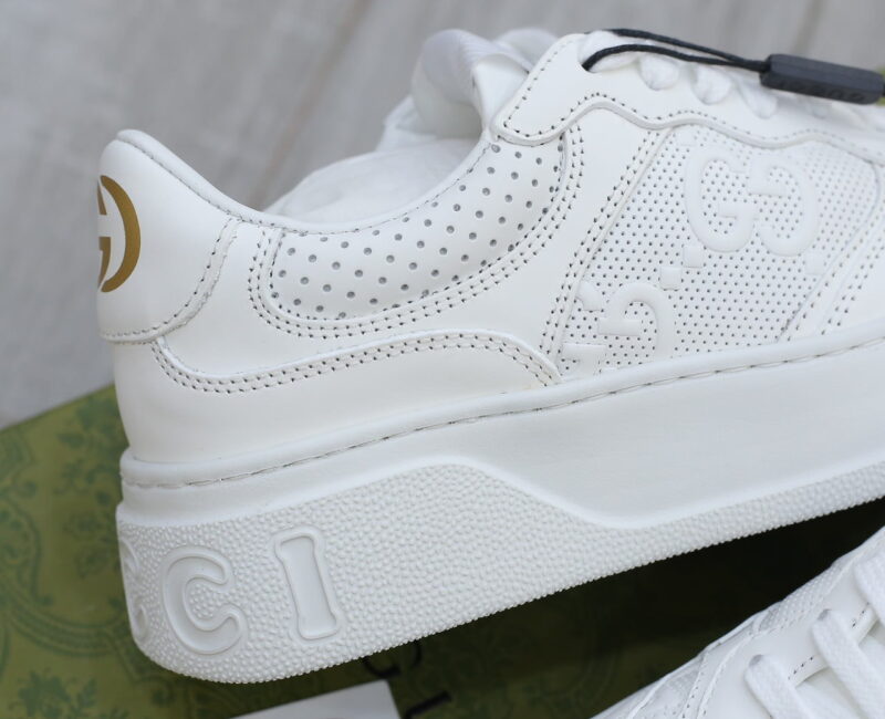 Giày Gucci GG Embossed ‘Full White’ Like Auth