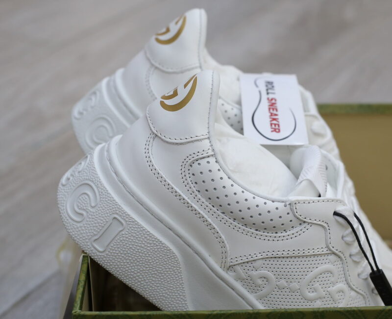 Giày Gucci GG Embossed ‘Full White’ Like Auth