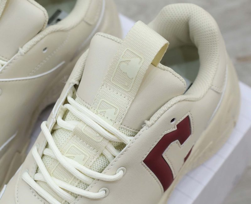 Giày MLB Big Ball Chunky Beige Red ‘C’ Like Auth