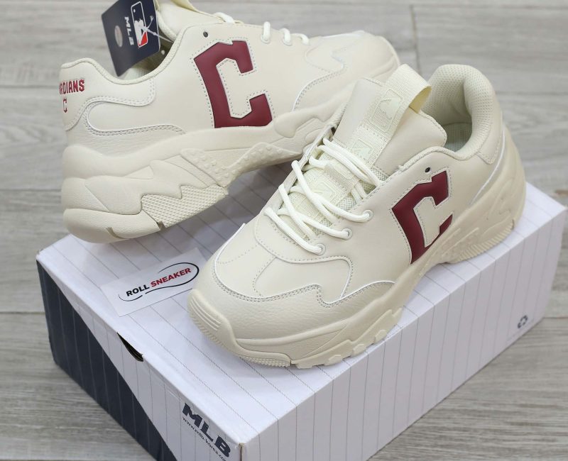 Giày MLB Big Ball Chunky Beige Red ‘C’ Like Auth
