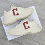 Giày MLB Big Ball Chunky Beige Red ‘C’ Like Auth