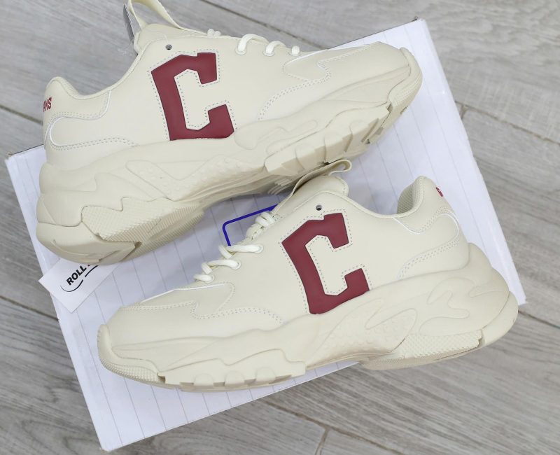 Giày MLB Big Ball Chunky Beige Red ‘C’ Like Auth