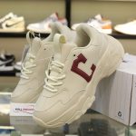 Giày MLB Big Ball Chunky Beige Red ‘C’ Like Auth