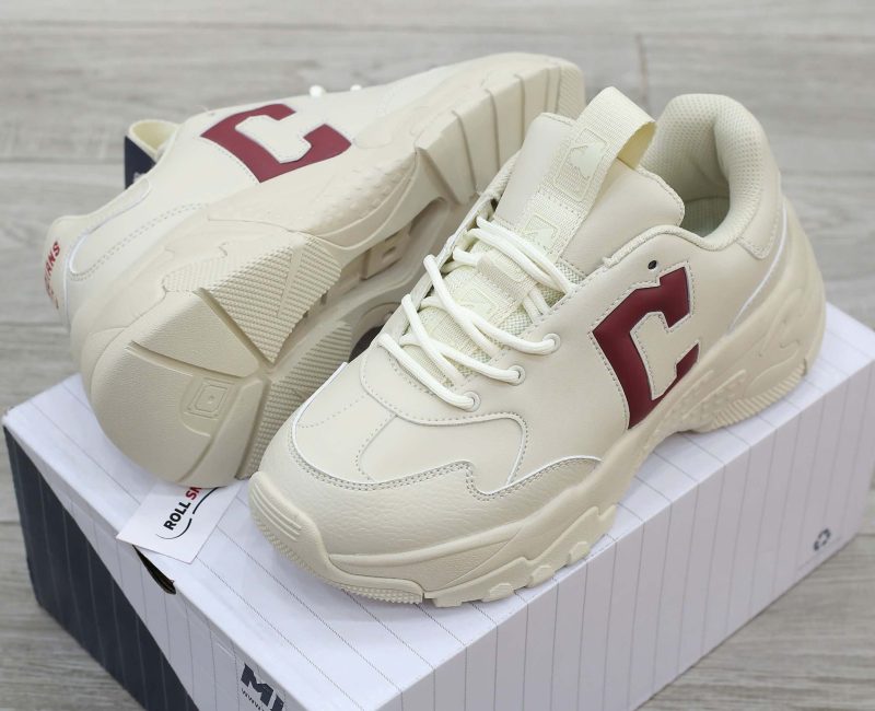 Giày MLB Big Ball Chunky Beige Red ‘C’ Like Auth