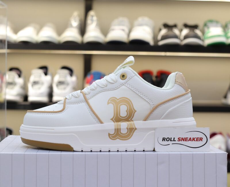 Giày MLB Korea Chunky Liner Basic Boston Red Sox Gold Like Auth