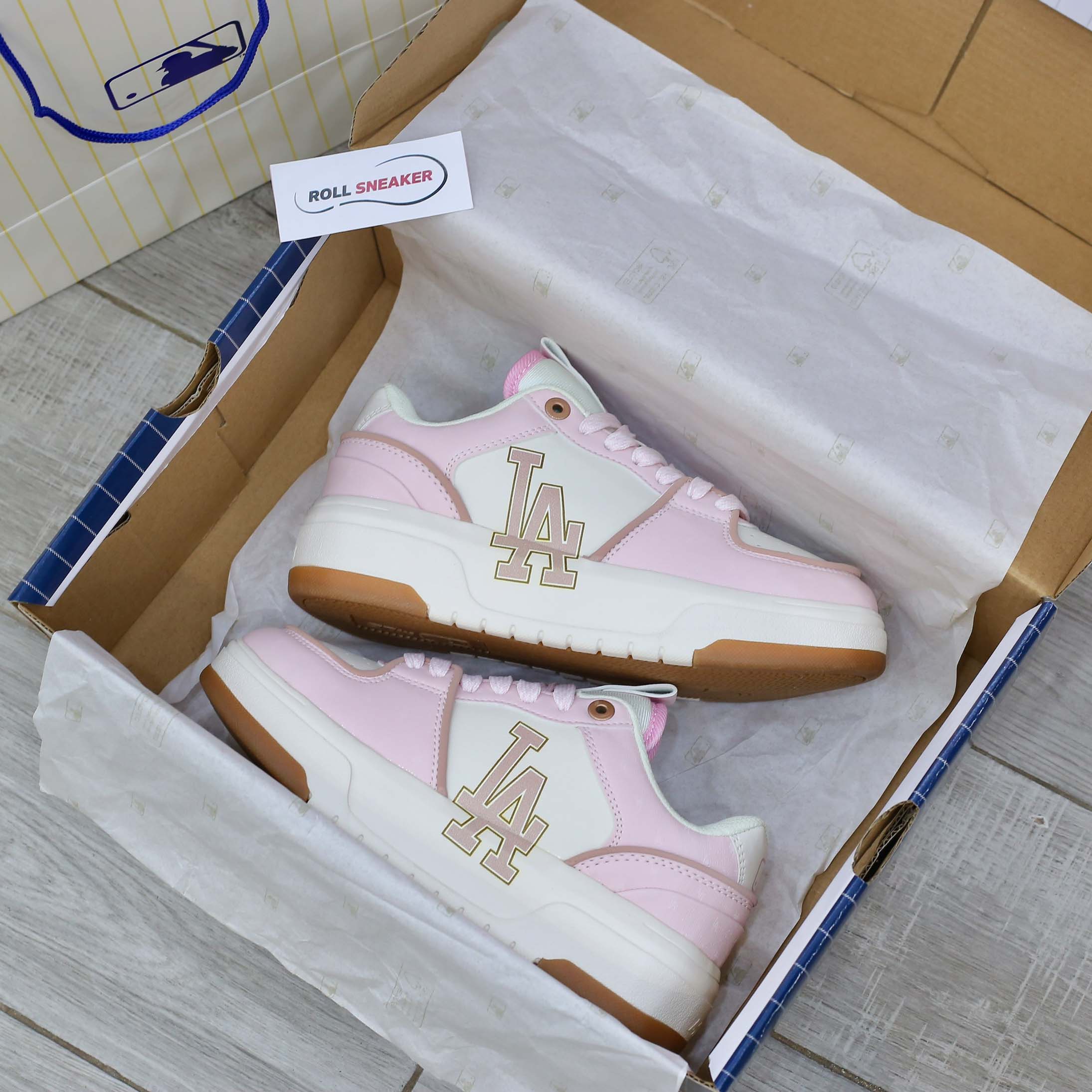 Giày MLB Liner Basic Los Angeles Dodgers 'Pink' Like Auth