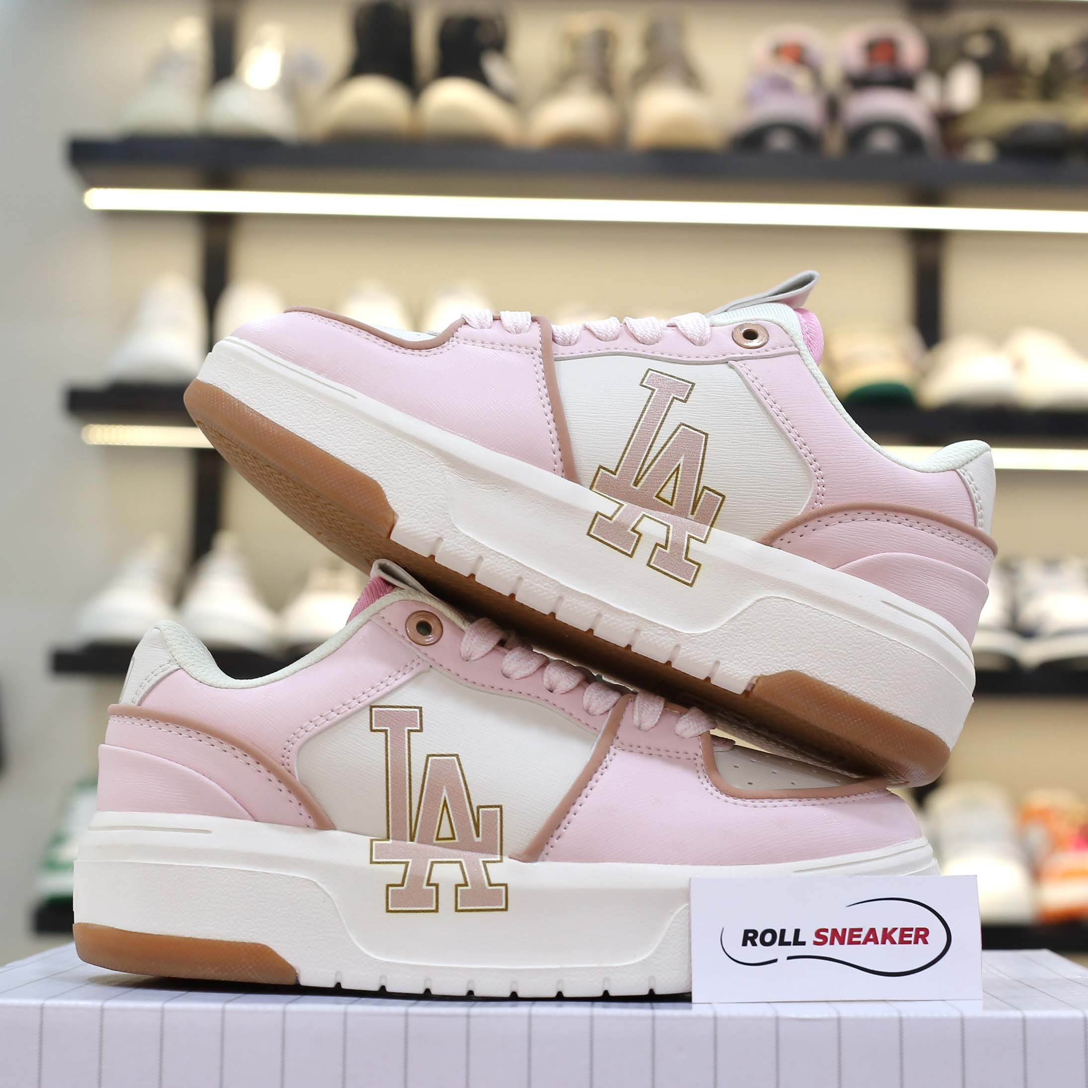 Giày MLB Liner Basic Los Angeles Dodgers 'Pink' Like Auth