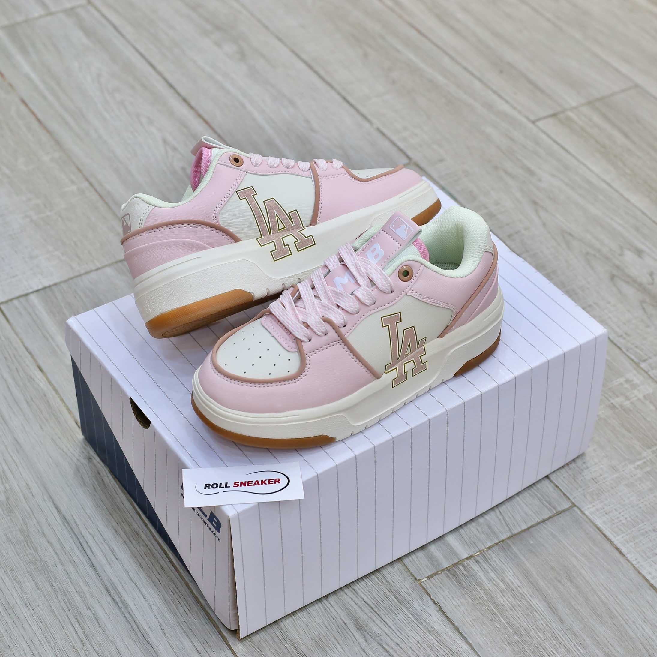 Giày MLB Liner Basic Los Angeles Dodgers 'Pink' Like Auth