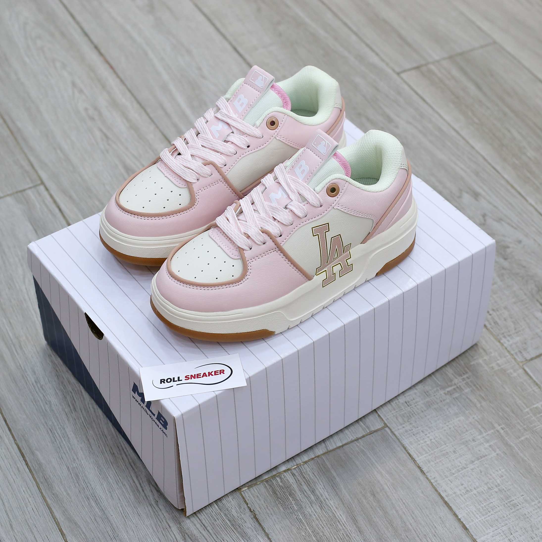 Giày MLB Liner Basic Los Angeles Dodgers 'Pink' Like Auth