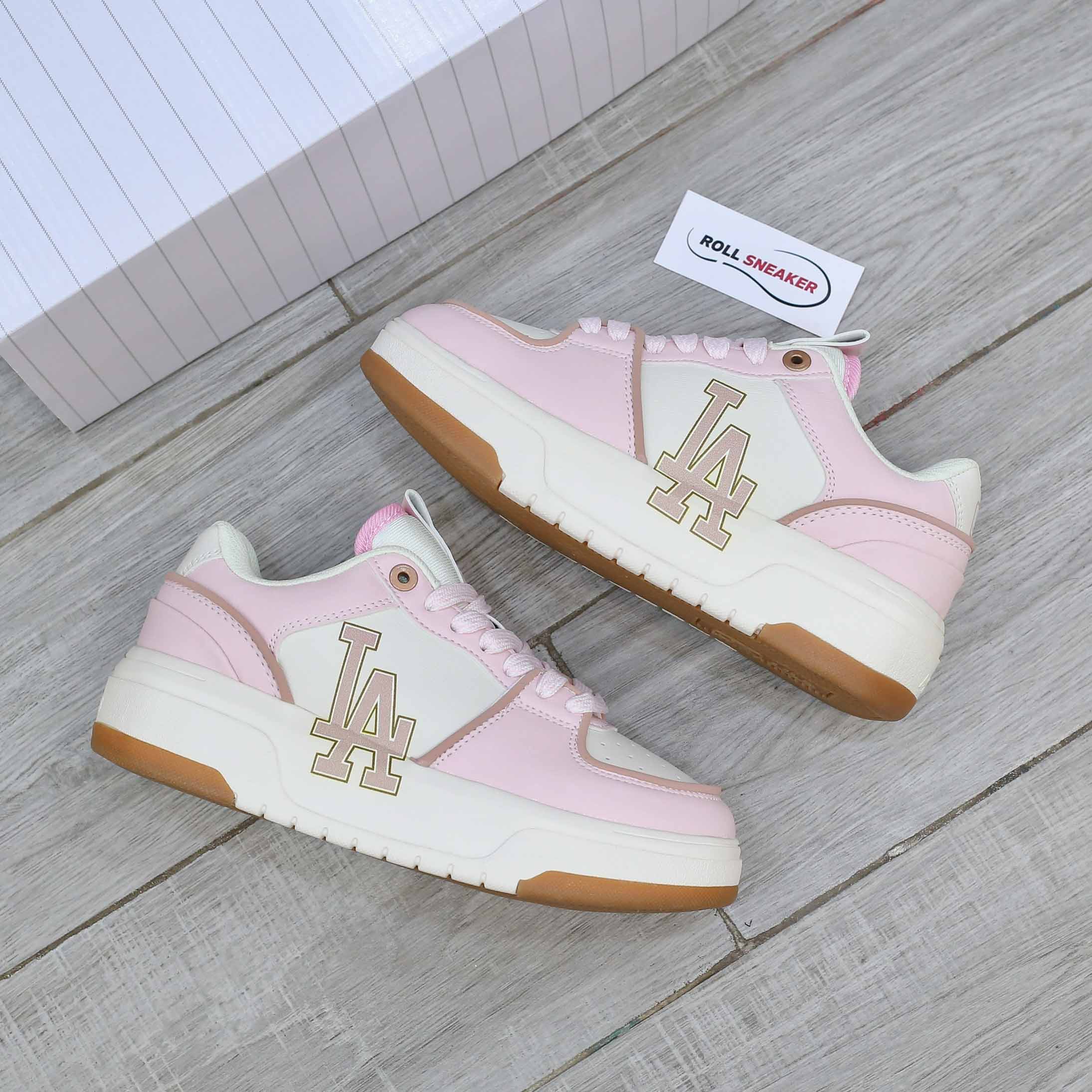 Giày MLB Liner Basic Los Angeles Dodgers 'Pink' Like Auth