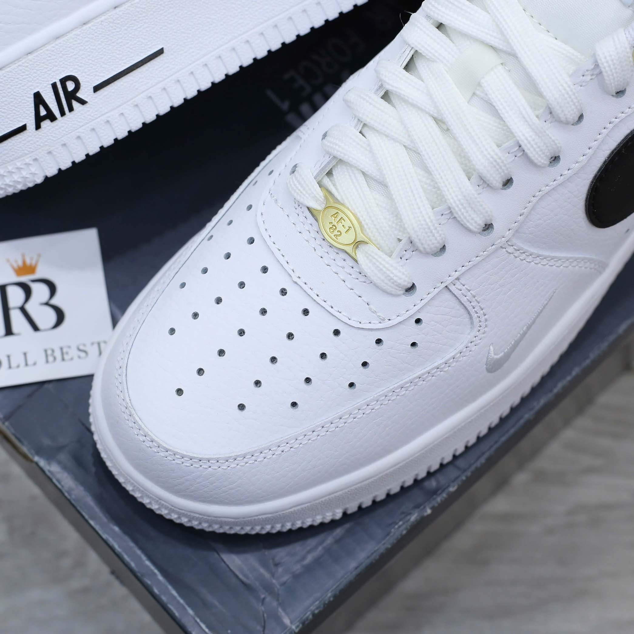 Giày Nike Air Force 1 07 LV8 40th Anniversary – White Black Best Quality