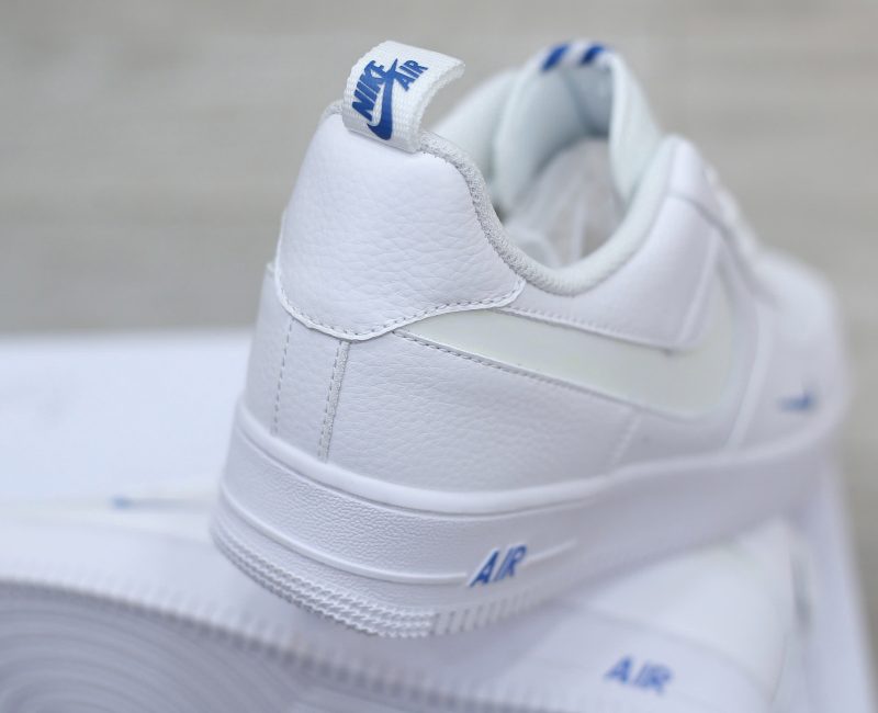 Giày Nike Air Force 1 07 LV8 White Dark Marina Blue Best Quality