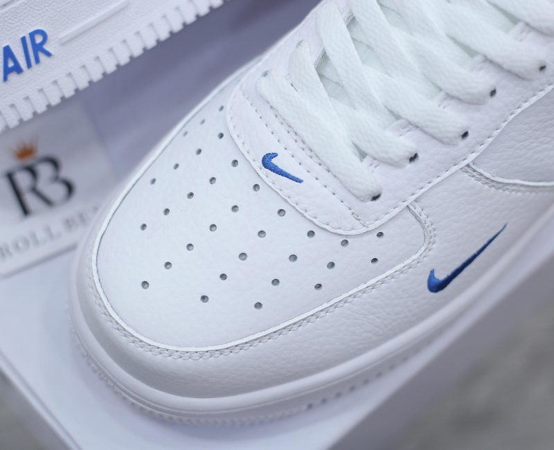 Giày Nike Air Force 1 07 LV8 White Dark Marina Blue Best Quality