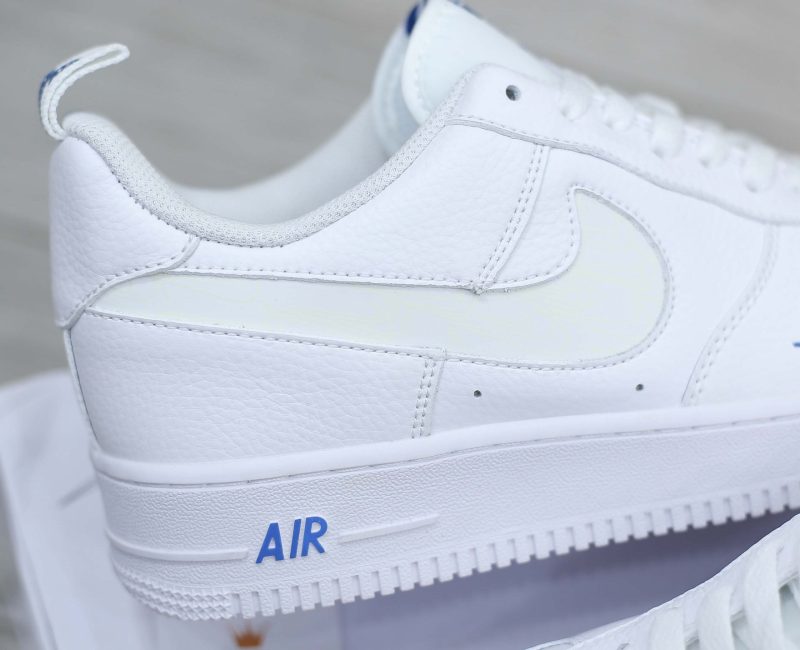 Giày Nike Air Force 1 07 LV8 White Dark Marina Blue Best Quality